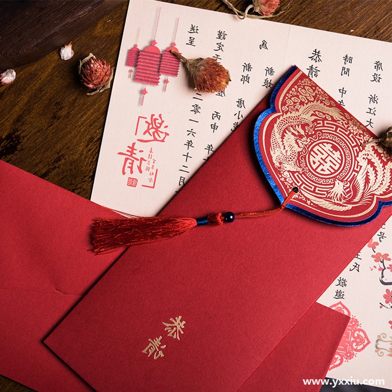 古文婚礼请柬的书写格式是怎样的呢?古文婚礼请柬怎么写?